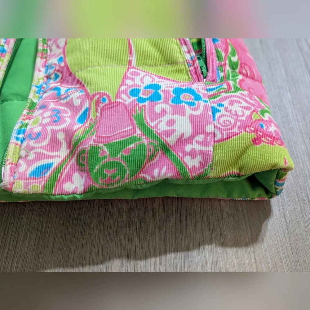 Lilly Pulitzer Reversible Colorful Kids Vest - 7 - Preloved - Picture 7 of 13